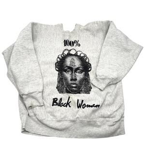 DOYLE - VINTAGE 90s gray sweatshirt made in the USA - SIZE XLARGE